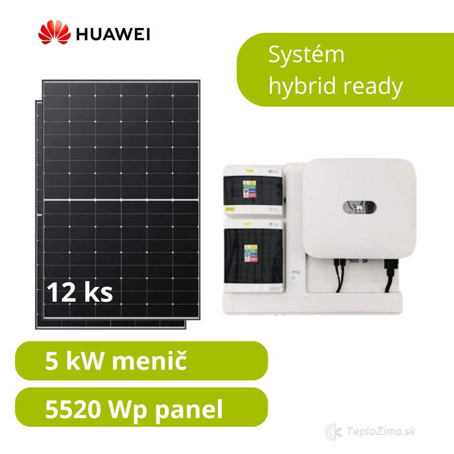 Huawei Hybrid Ready systém 5 kW s montážou