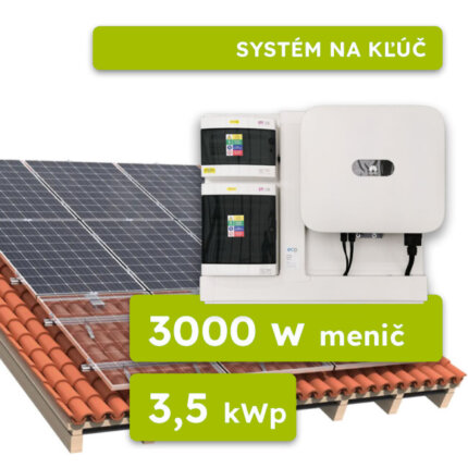Hybrid Ready Huawei 3,5 kWp 3-fázový systém na kľúč