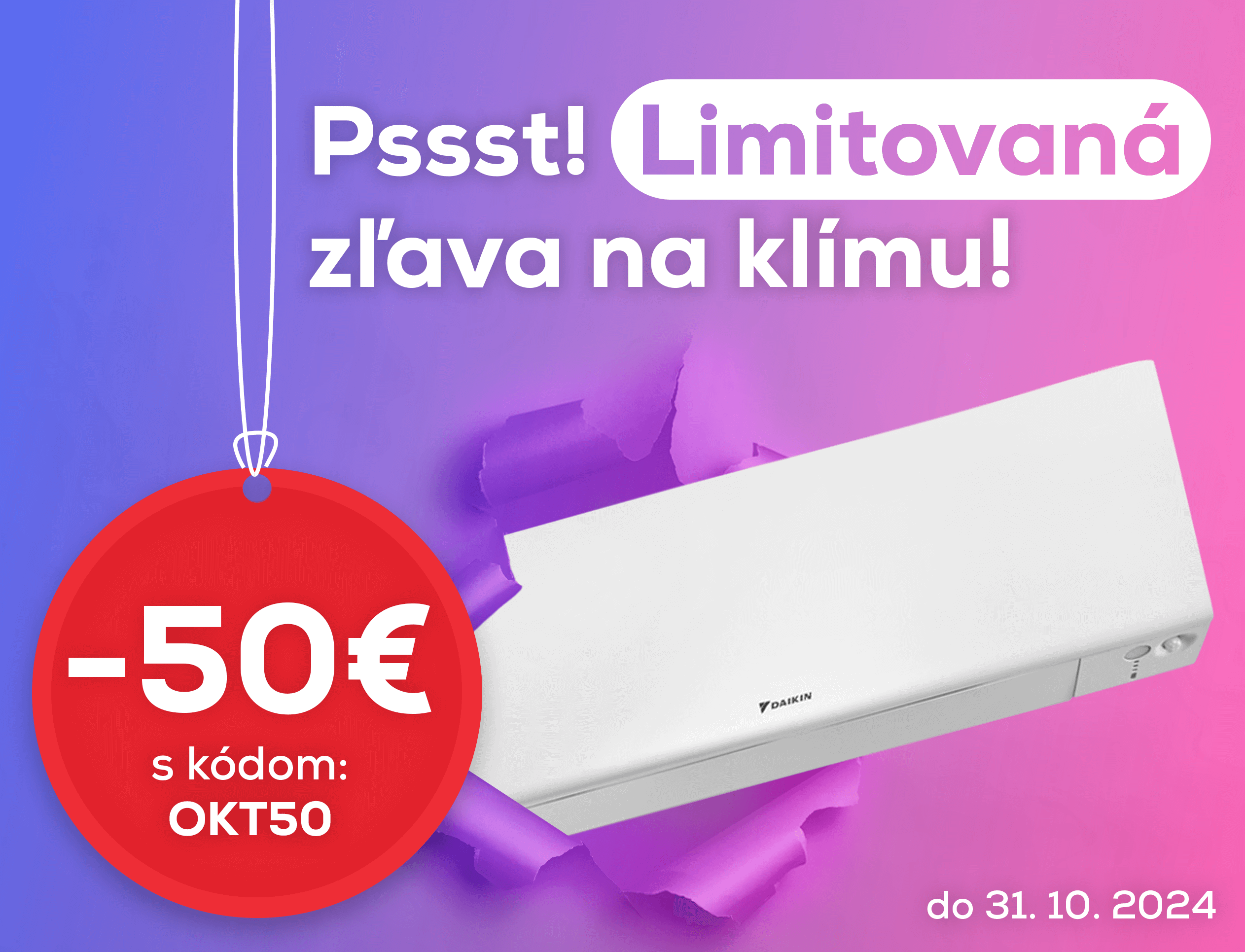 Limitovaná zľava -50€