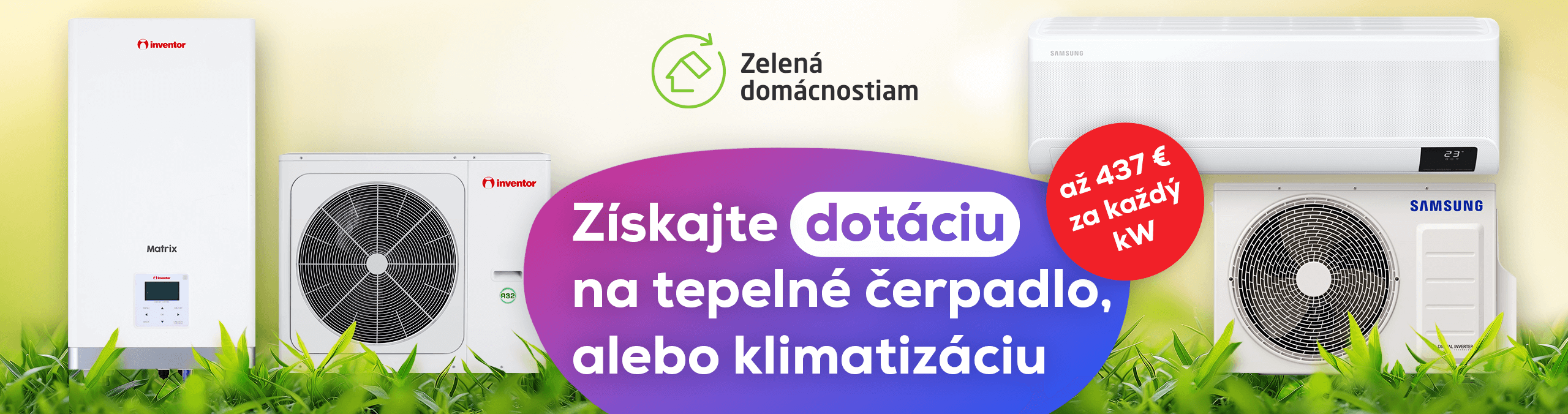 Dotácie Zelená domácnostiam