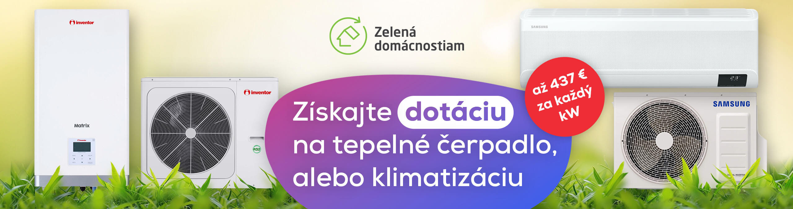 Dotácie Zelená domácnostiam