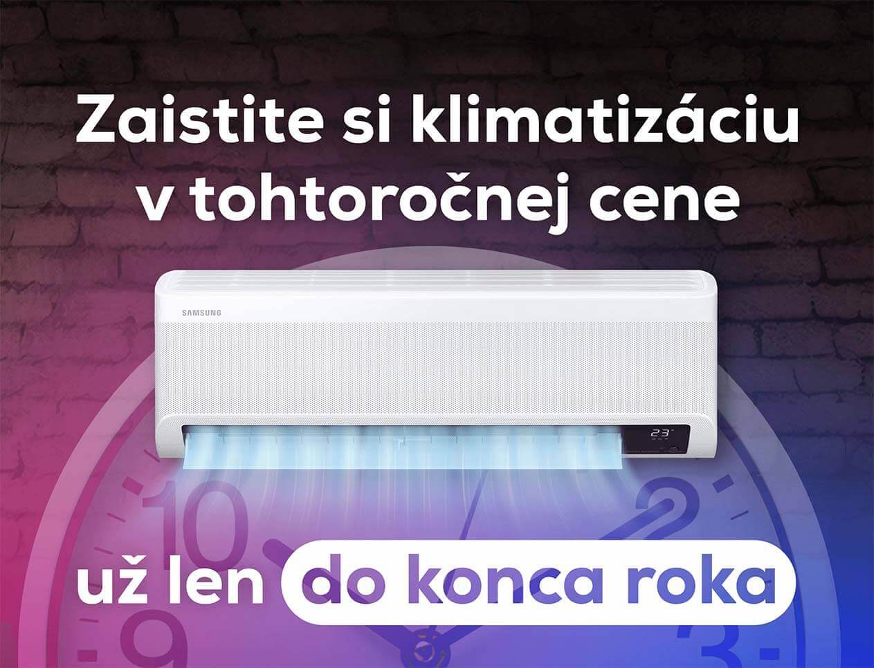 Zaistite si klimatizáciu v tohtoročnej cene už len do konca roka