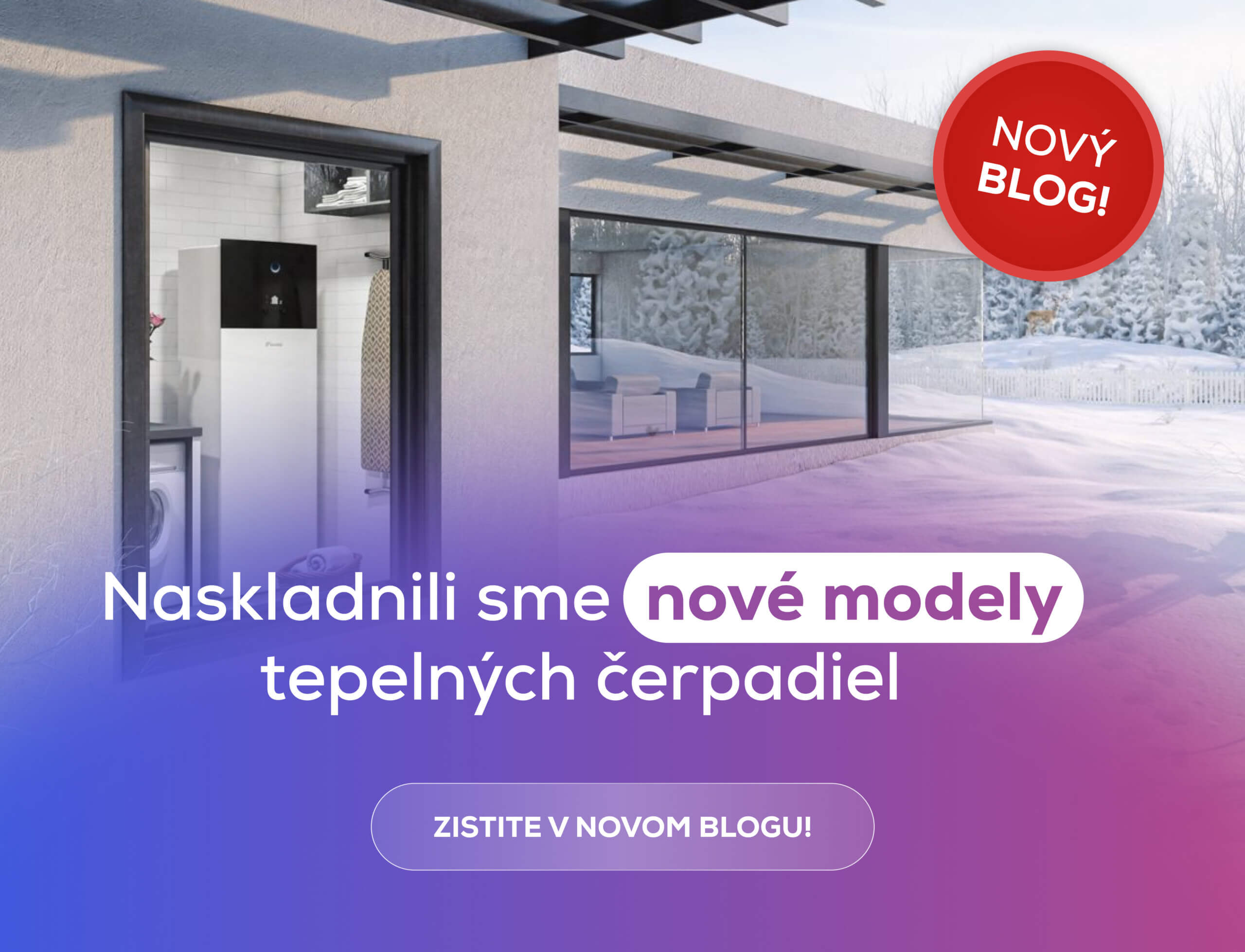 Naskladnili sme nové tepelné čerpadlá