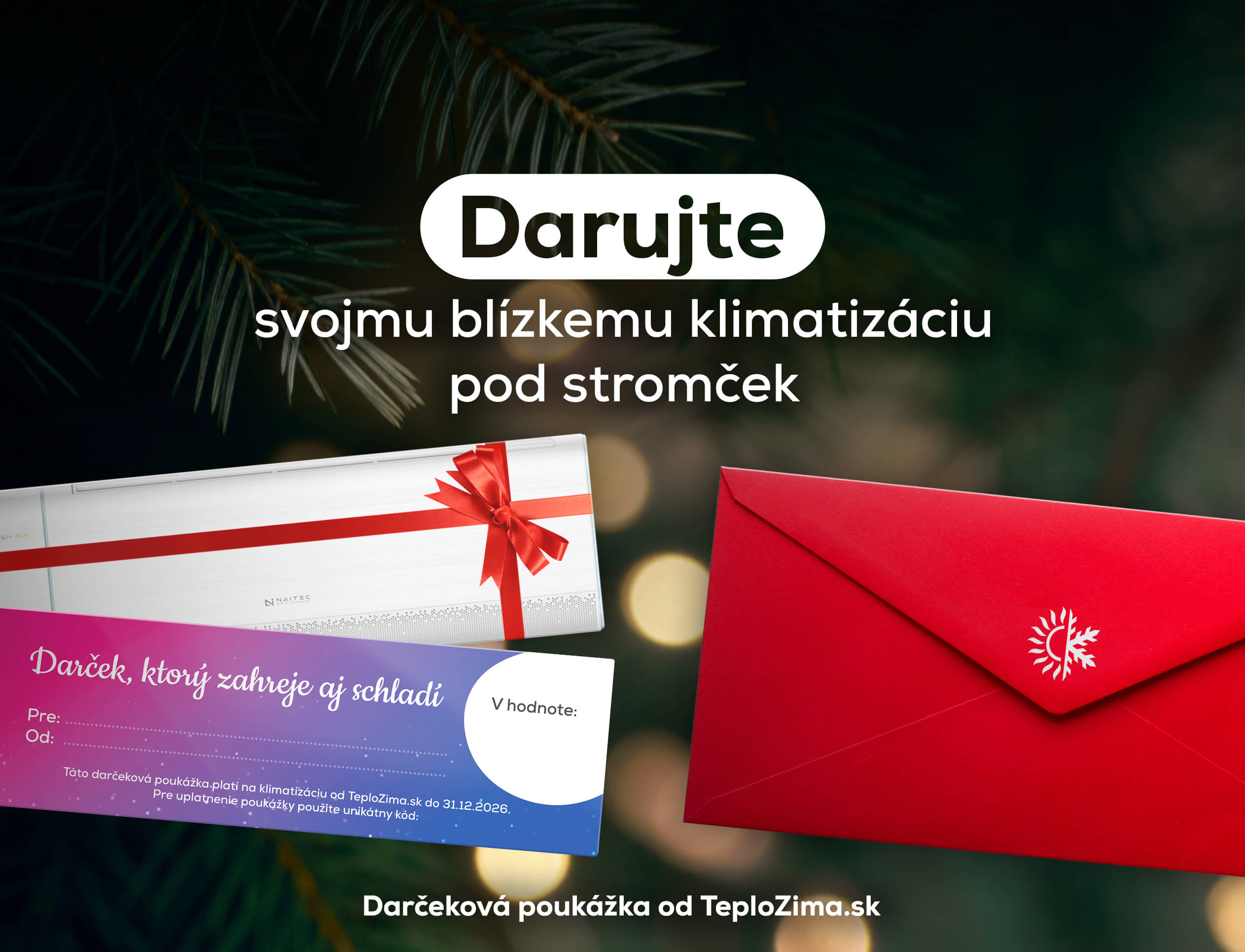 Vianočná darčeková poukážky