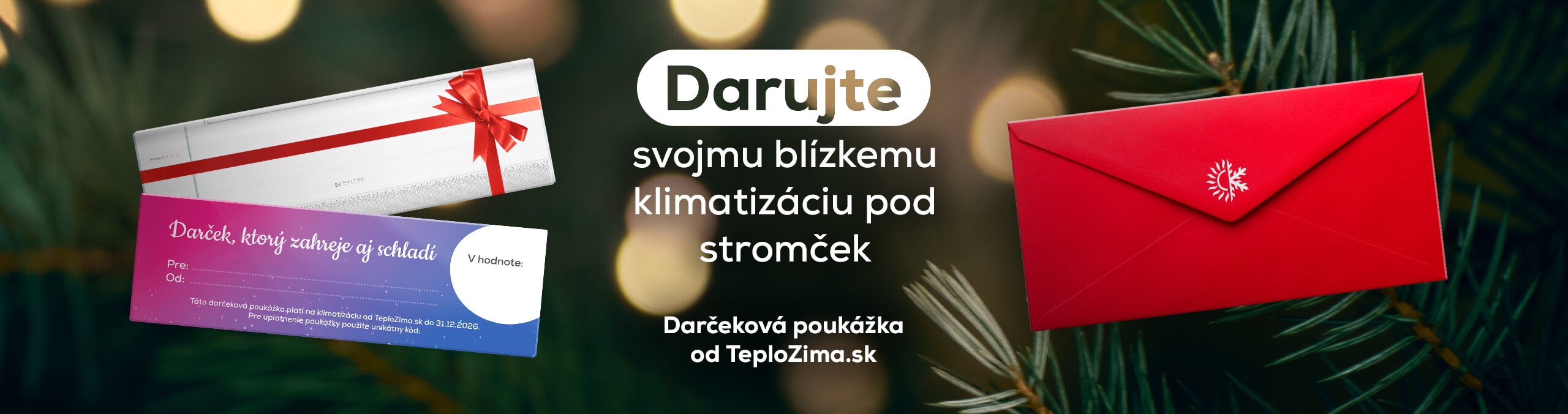 Vianočná darčeková poukážky