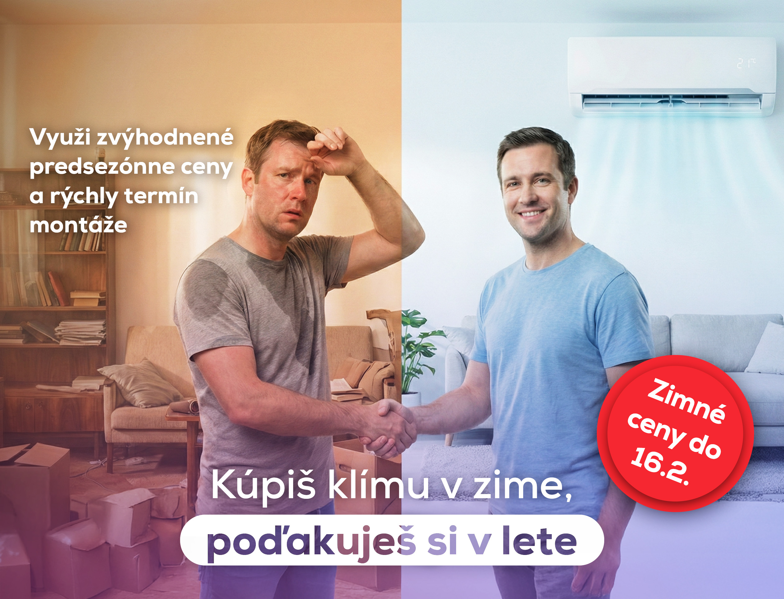 Kúpiš klímu v zime, poďakuješ si v lete