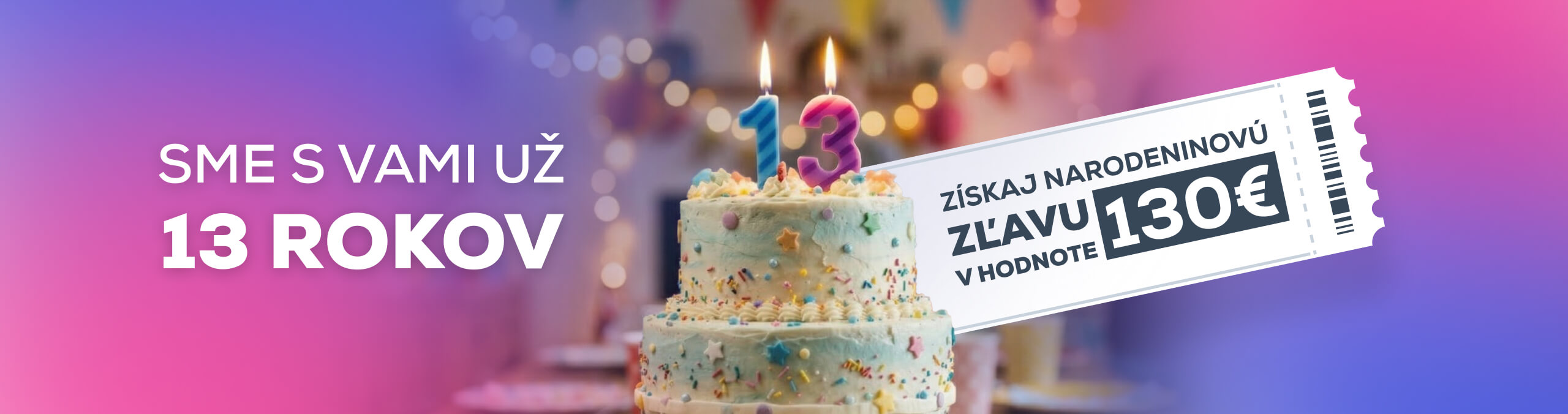 13. narodeniny kupón
