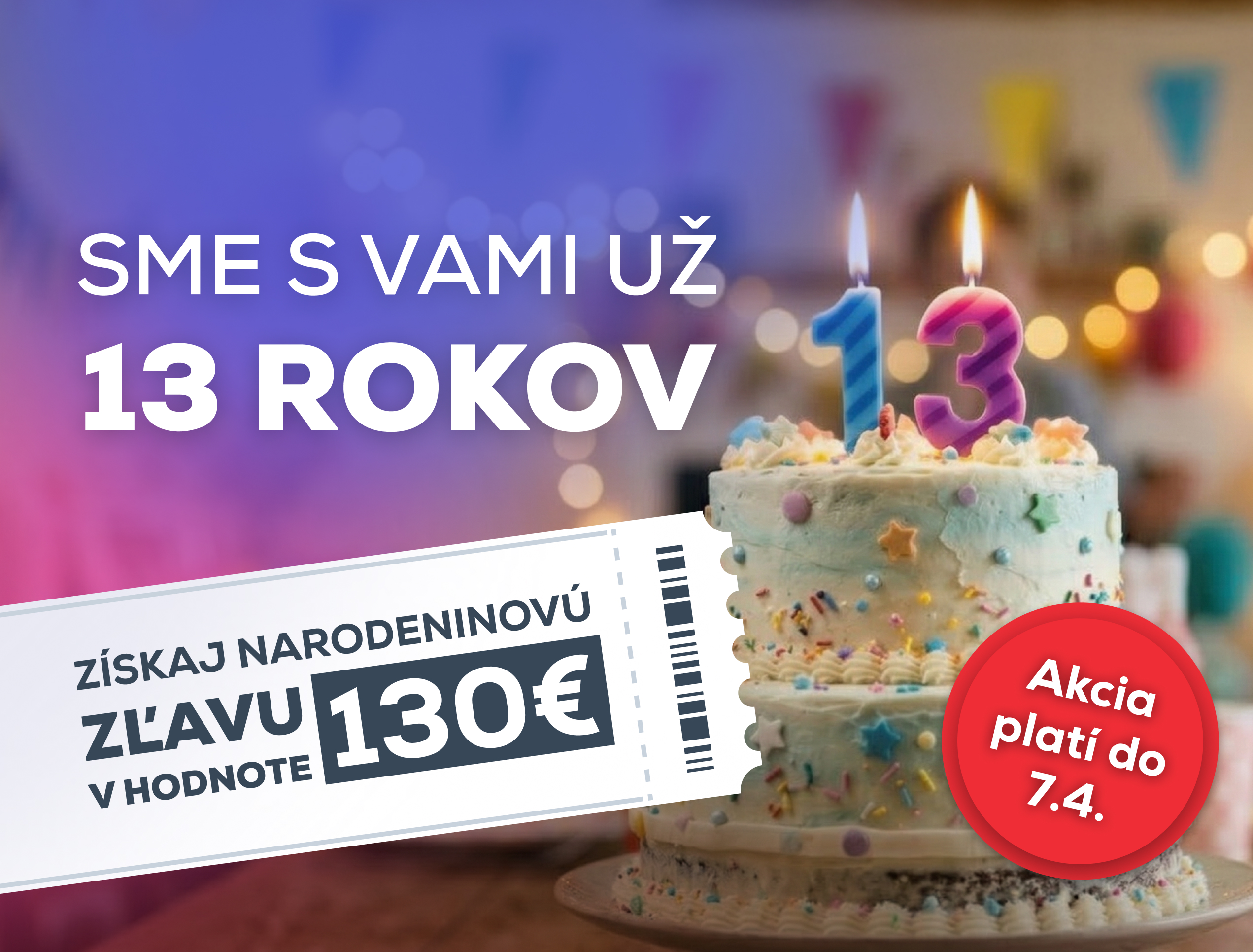 13. narodeniny kupón